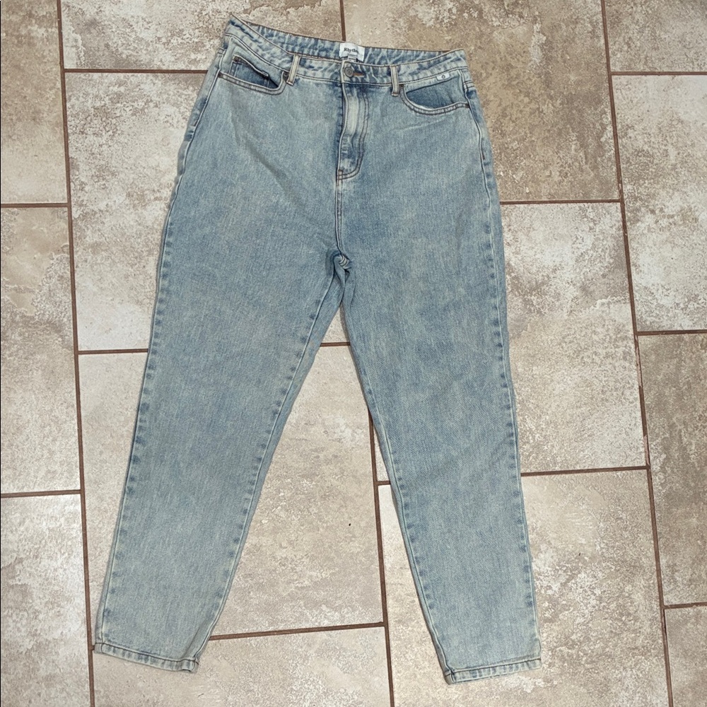 Rhythm Light Blue High Rise Women's Jeans